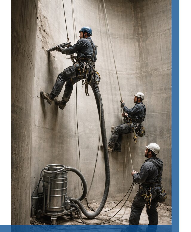 Зачистка силосов в Алексеевке от 4556 р. Договор и смета ВЫСОТНИК-Лкв