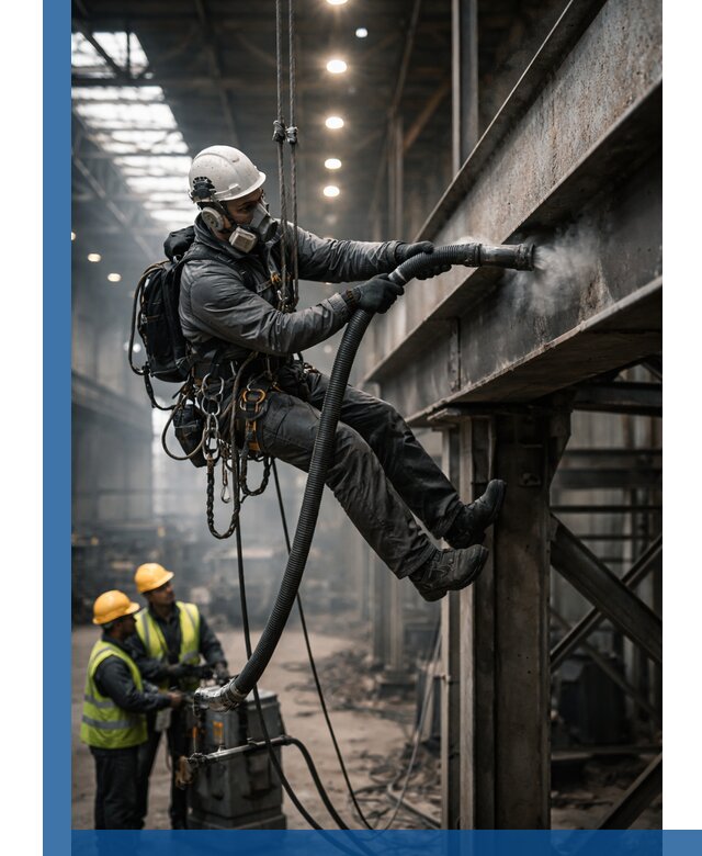 Обеспыливание конструкций в цехах промышленного производства в Алексеевке