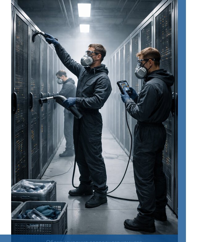 Обеспыливание серверной комнаты в Алексеевке от 4556 р. | ВЫСОТНИК-Лкв