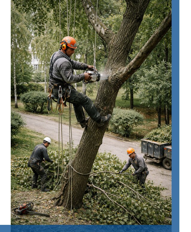 Кронирование деревьев в Алексеевке от 6581 р. | ВЫСОТНИК-Лкв