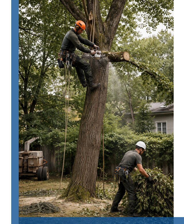 Кронирование деревьев в Алексеевке, безопасная высотная обрезка