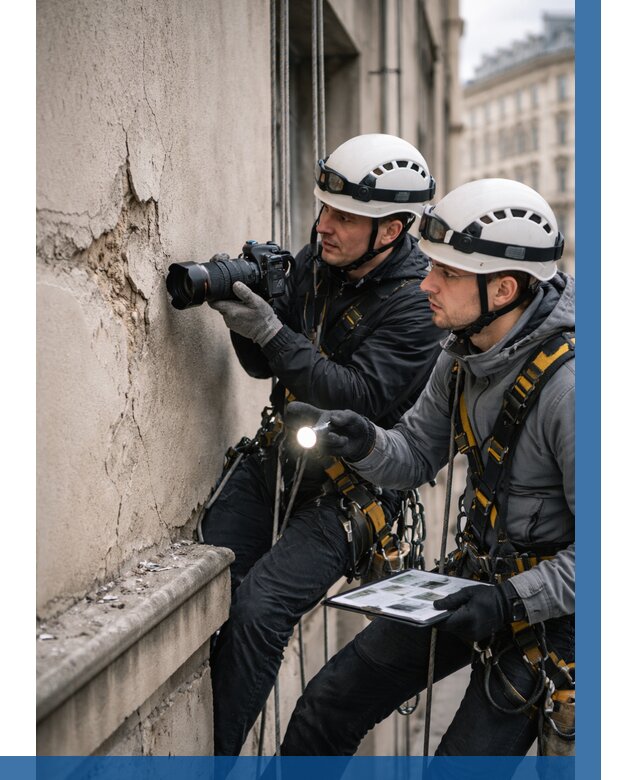 Фотофиксация дефектов фасада в Алексеевке от 4556 р. | ВЫСОТНИК-Лкв