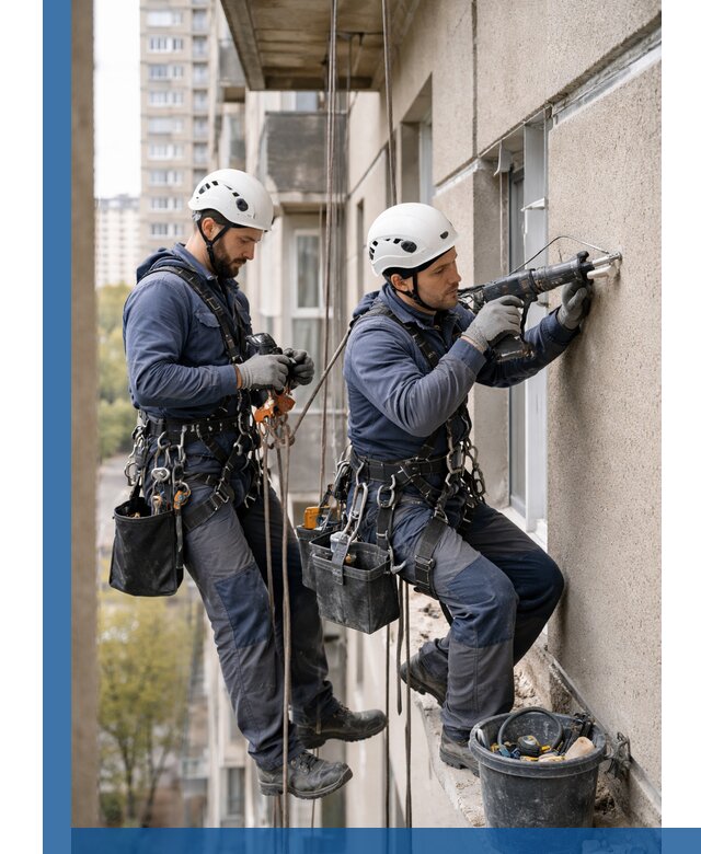 Промышленные альпинисты высотные работы и монтаж в Алексеевке